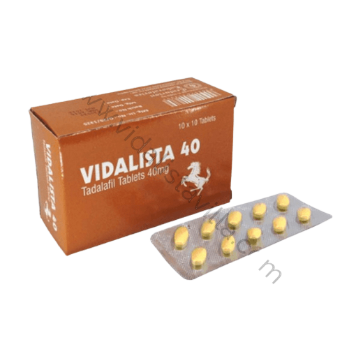 Buy Vidalista 40 Mg | Tadalafil | Exclusive offer | Review