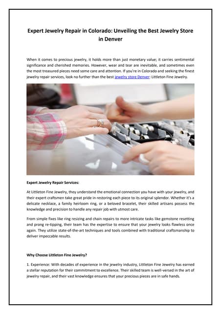 Jewelry repair Colorado.pdf