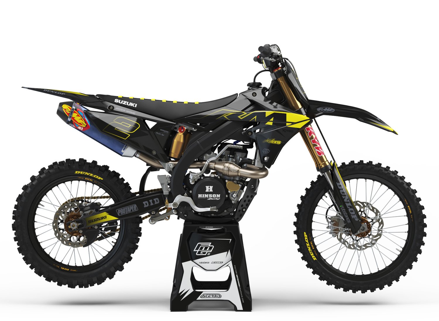 Customizing Your Suzuki with Factory Motocross Graphics - Swin Xpress