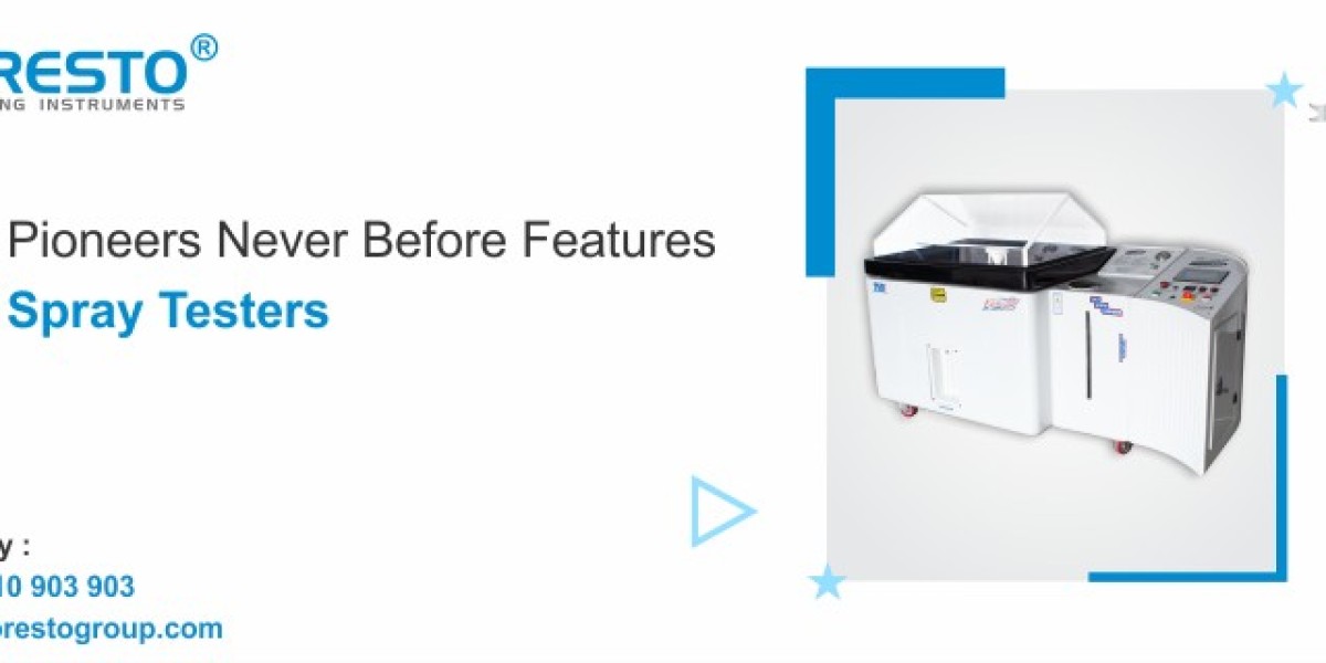 Presto Pioneers Never Before Features in Salt Spray Testers