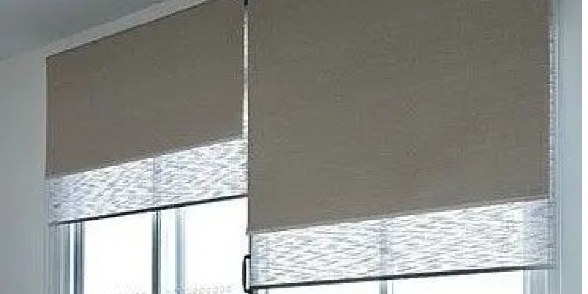 Sunny Sophistication: Estor enrollable de tela con protección solar Elegance