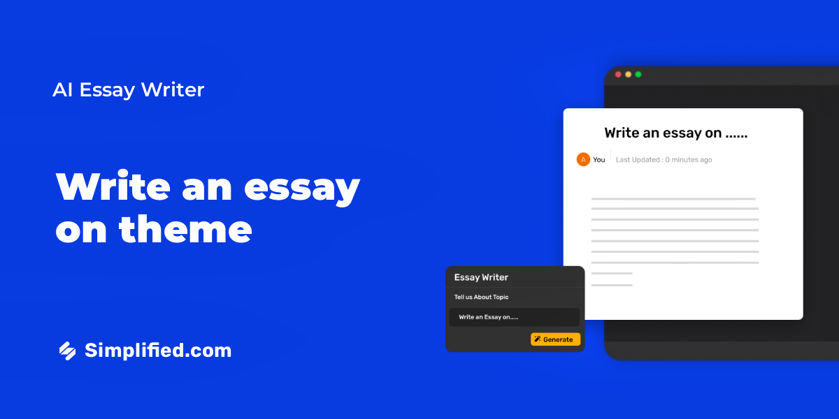 Write Descriptive Essay On Theme In Minutes