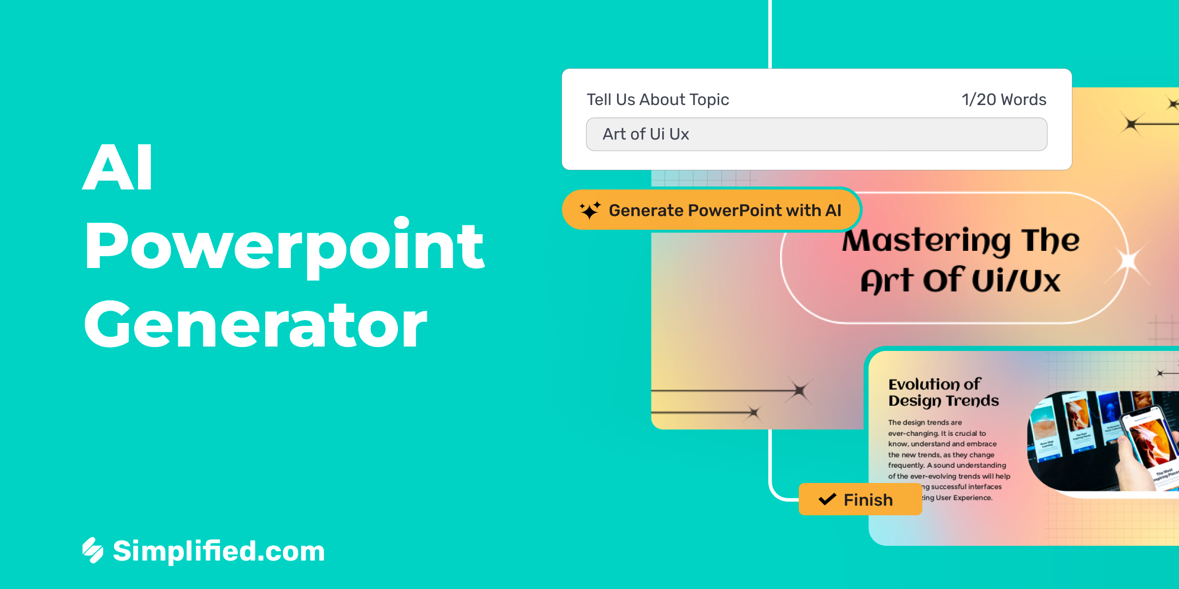 Gerador AI Powerpoint gratuito - Gere PPT em segundos