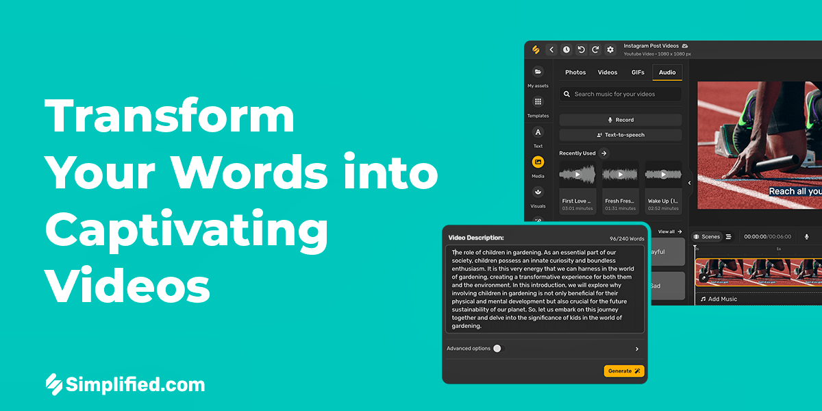 AI Video Generator: Convert Text to Video in Few Clicks