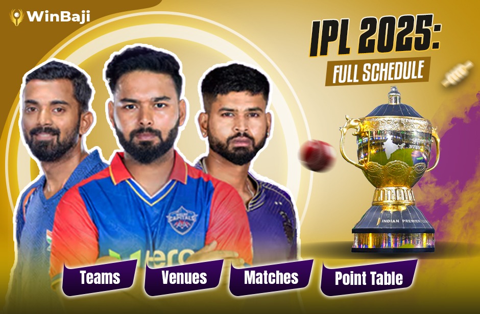 IPL 2025: Full Schedule, Teams, Venues, Matches, & Points Table