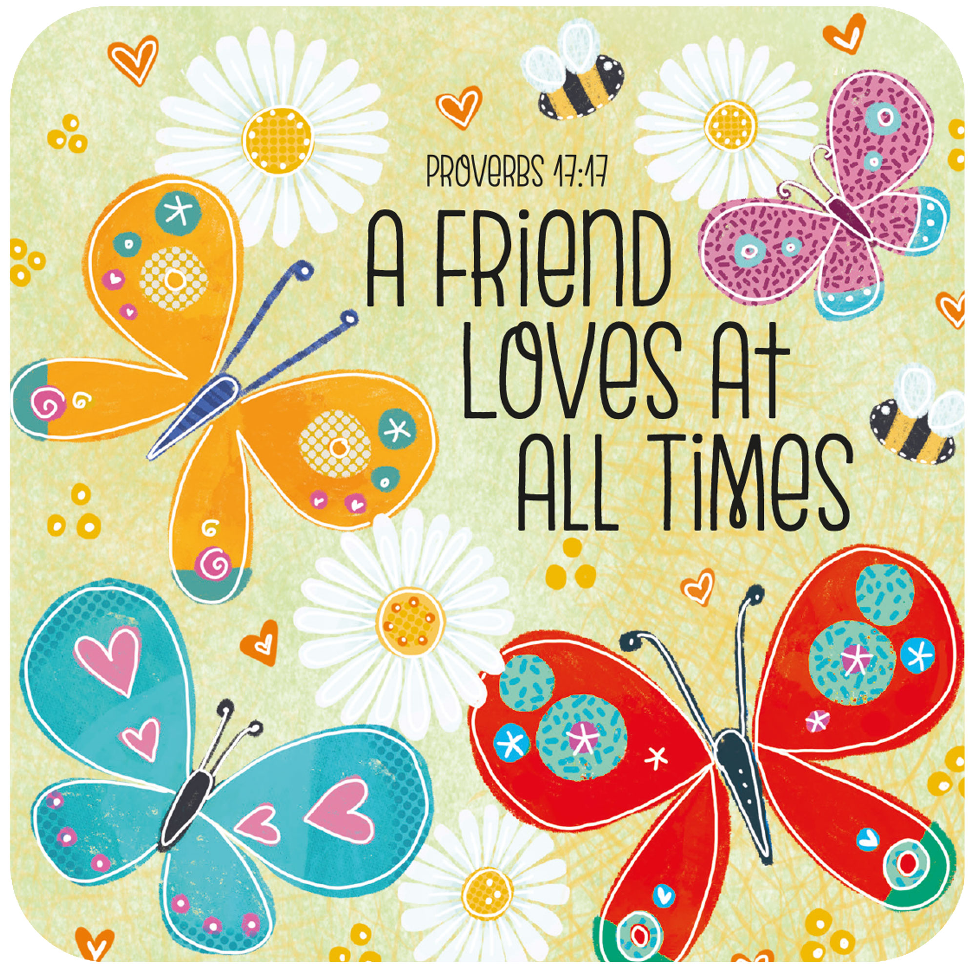 A Friend Loves Coaster - The Christian Shop