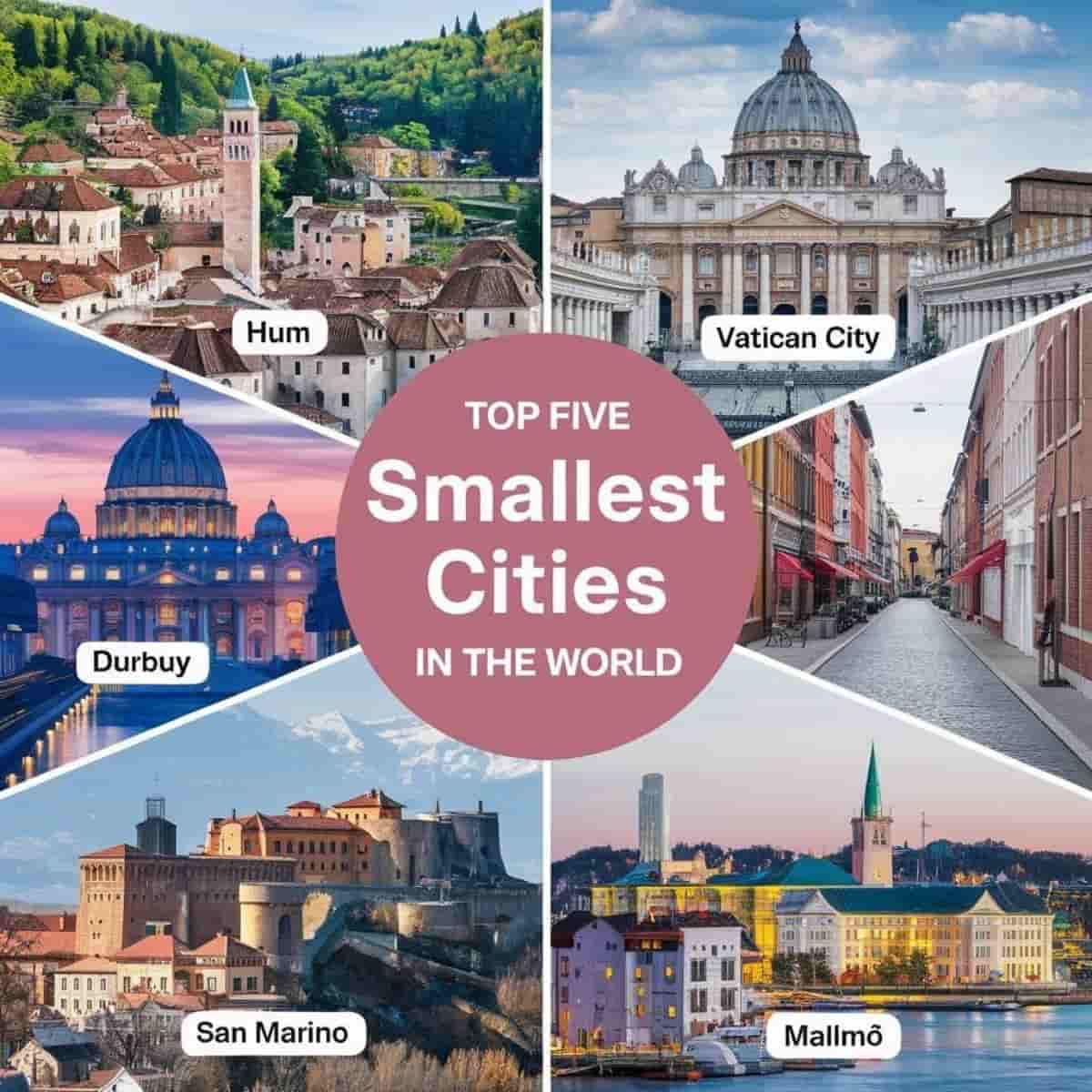 List of Top-5 Smallest City in the World