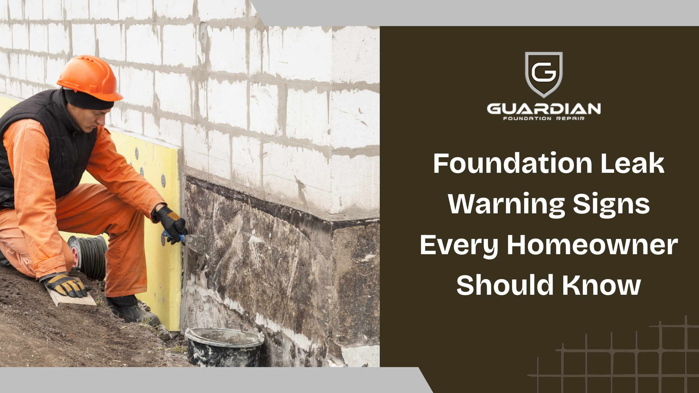 Foundation Leak Warning Signs Every Homeowner Should Know