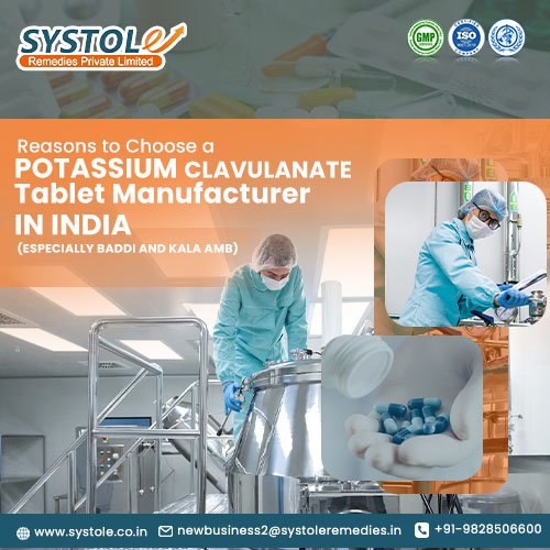 Potassium Clavulanate Tablet Manufacturer in India - Systole