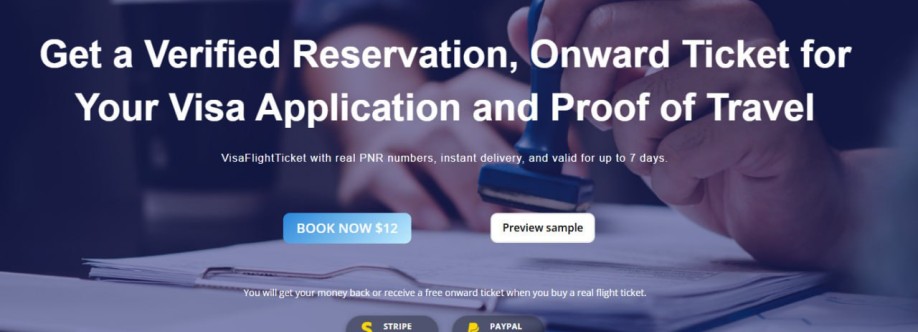 Visa Flight Ticket Cover Image