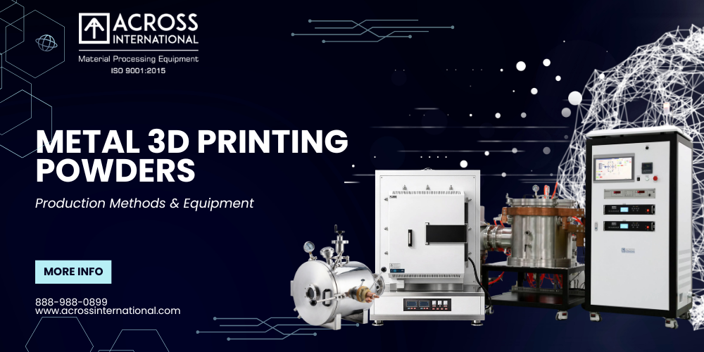 Metal 3D Printing Powders: Production Methods & Equipment
