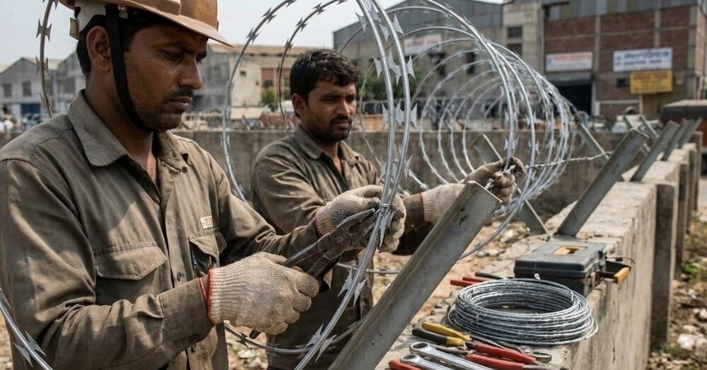 Top Concertina Coil Manufacturers in Delhi for Security
