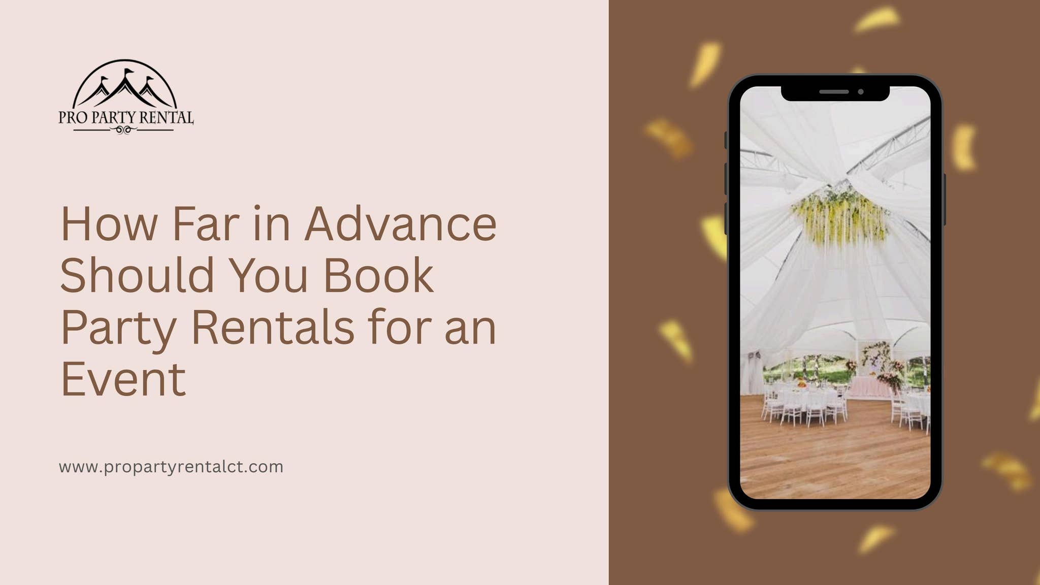 How Far in Advance Should You Book Party Rentals for an Event by Pro Party Rental - Issuu