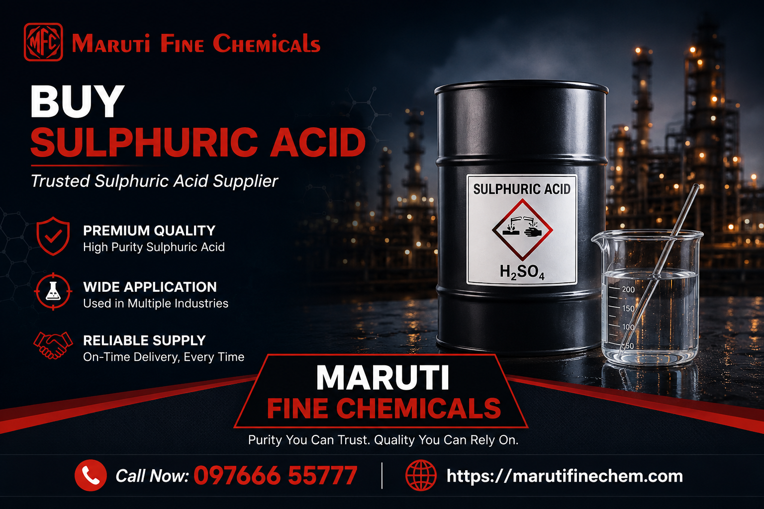 Buy Sulphuric Acid: What Are the 7 Proven Industrial Uses