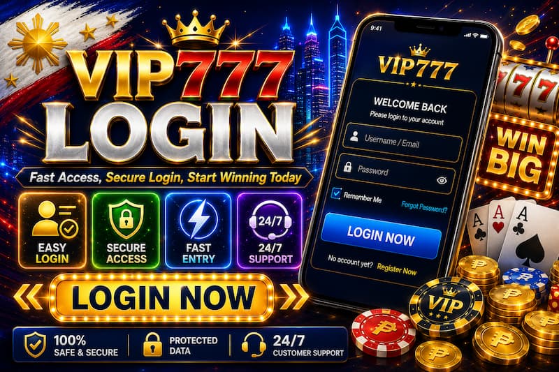 Vip777 Login: Fast Access, Safe Steps