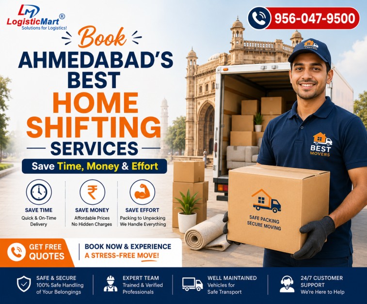 How to Compare The Packers and Movers in Ahmedabad Before Booking Them for Home Shifting Services? – Moving through Logisticmart